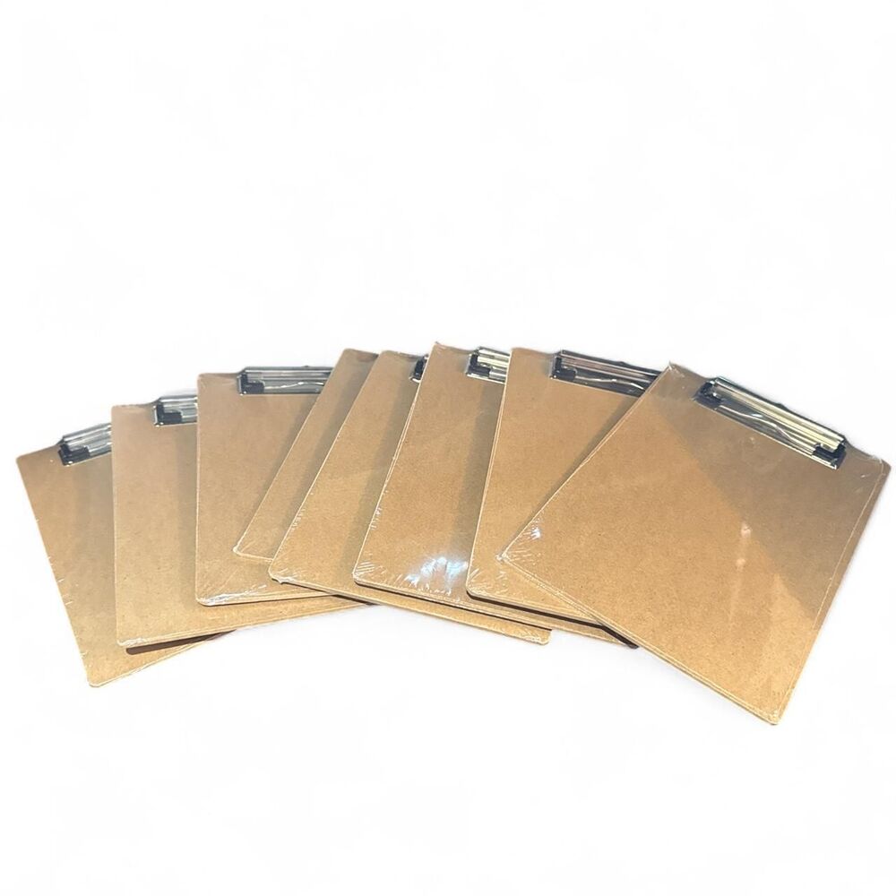 Small 6'' x 9'' Clipboard Low Profile Clip Hardboard